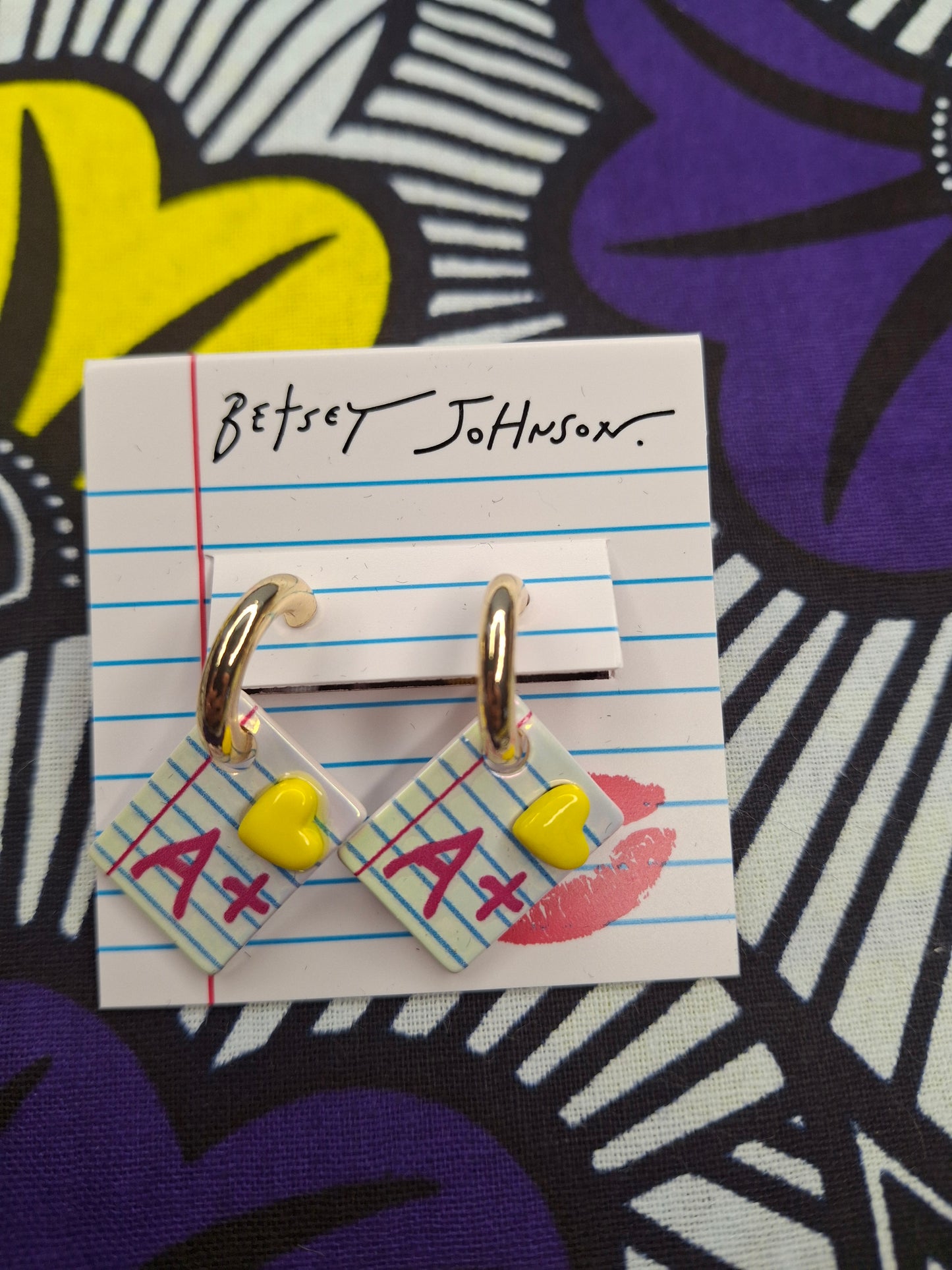 Betsey Johnson A+ Earrings