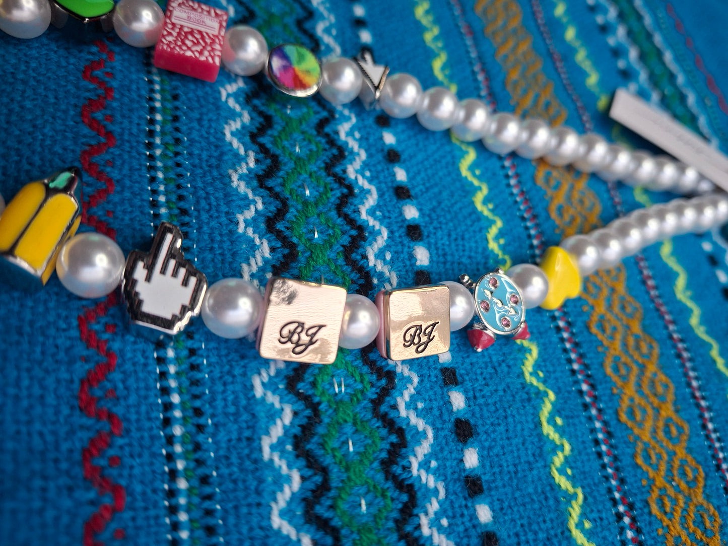 Betsey Johnson Charm School Necklace