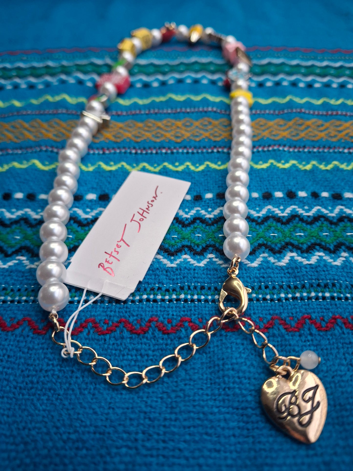 Betsey Johnson Charm School Necklace