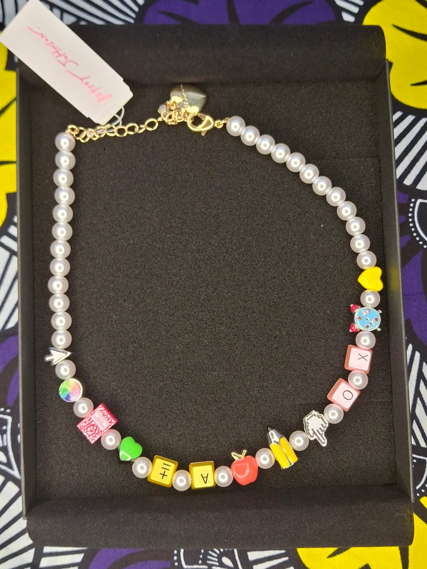 Betsey Johnson Charm School Necklace