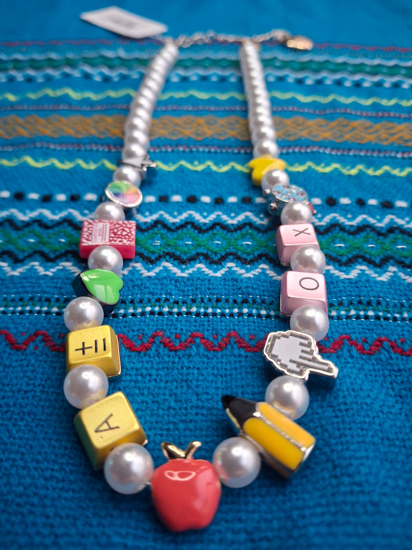 Betsey Johnson Charm School Necklace