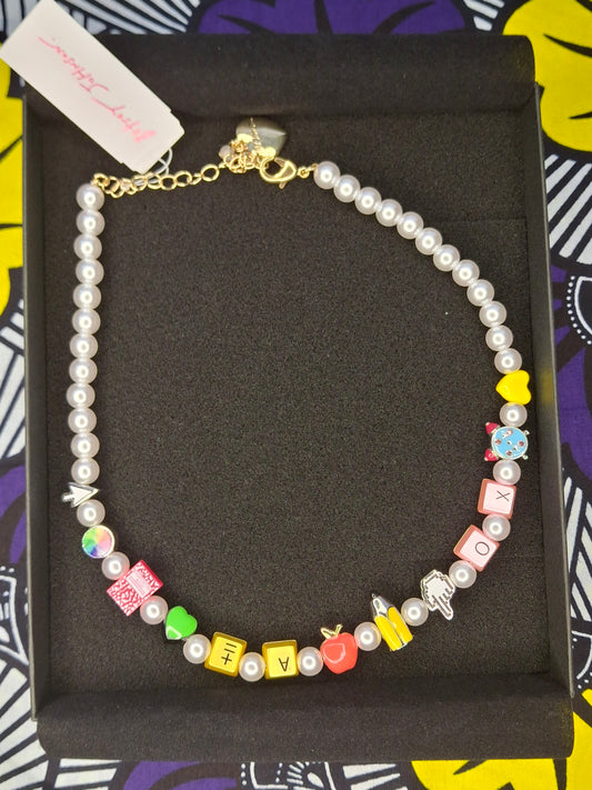 Betsey Johnson Charm School Necklace
